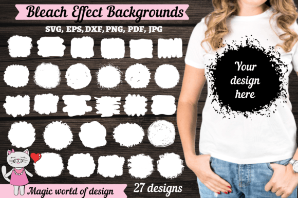 Bleach Effect Background Mega Bundle Graphics