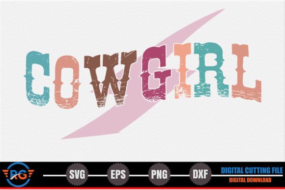 Cowgirl – Retro Western SVG for Graphics and Crafts