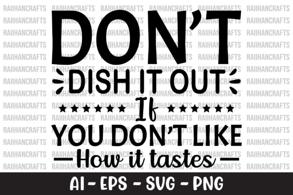 Don't Dish It Out if You Don't Like SVG Graphics
