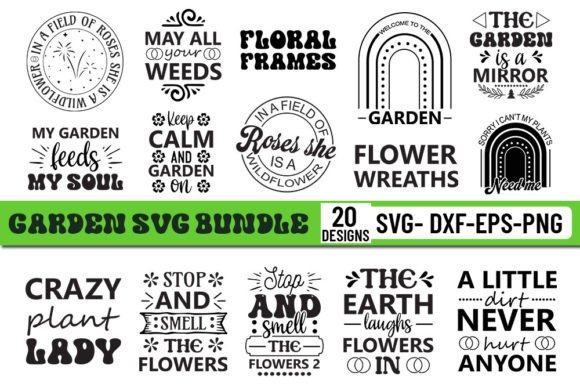 Garden Svg Bundle: Graphics for Crafts and Creative Projects