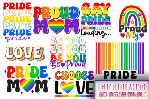 LGBT Pride Month SVG Sublimation Bundle