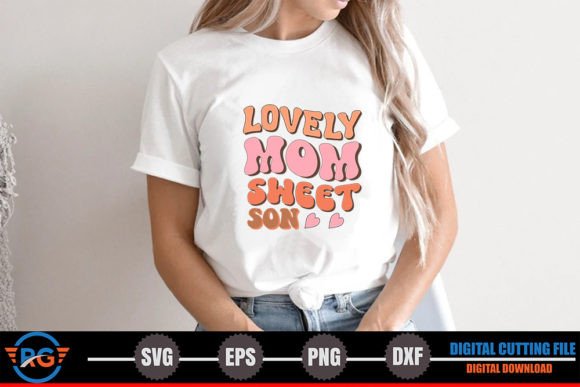 Lofty Mom Sweet Son – Retro SVG