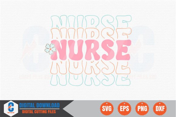 Nurse - Retro SVG for Crafts and Graphics