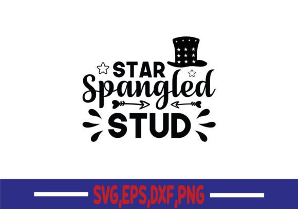 Star Spangled Stud SVG for Crafts and Graphics