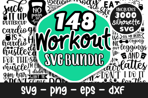 Workout Gym Yoga Fitness Svg: Graphics for Crafts and Branding